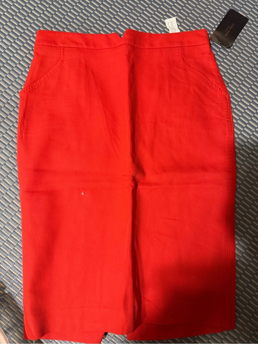 Zara Red Straight-Leg Women’s Jeans